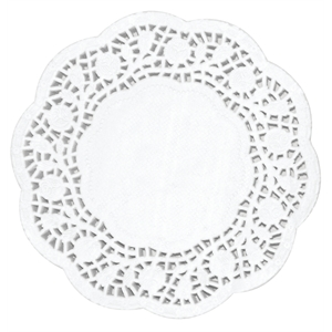 Doilies White 165mm 250pk