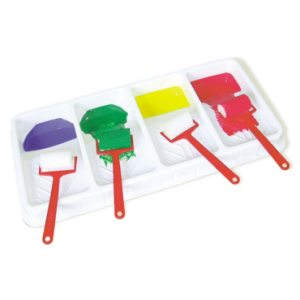 4 Bay Paint Roller Tray