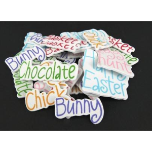 Foam Stickers Easter Word 30pk