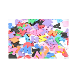 Foam Letters 3.5x5cm 300pk