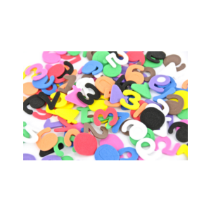 Foam Numbers 5cm 100pk