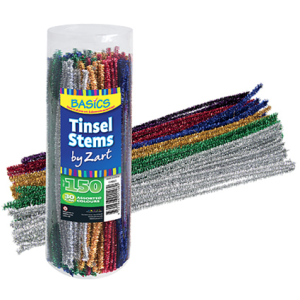 Zart Chenille Tinsel Asst 150p