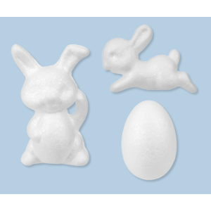 Styrene Rabbits & Eggs 30pk