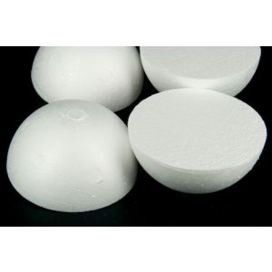 Styrene Half Ball 65mm 24pk