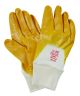 Yellow L/W Nitrile Open Back Knit Wrist (144 Pairs)