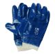 Blue H/W Nitrile Full Dip Knit Wrist (144 Pairs)