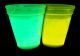 Green/Yellow Glow Cups - 360ml (Pack of 4)