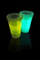 Glow In The Dark Shot Glasses - Pack of 2 (Yellow and Green)