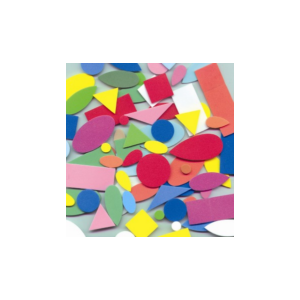 Foam Shapes Asst Colours 250pk